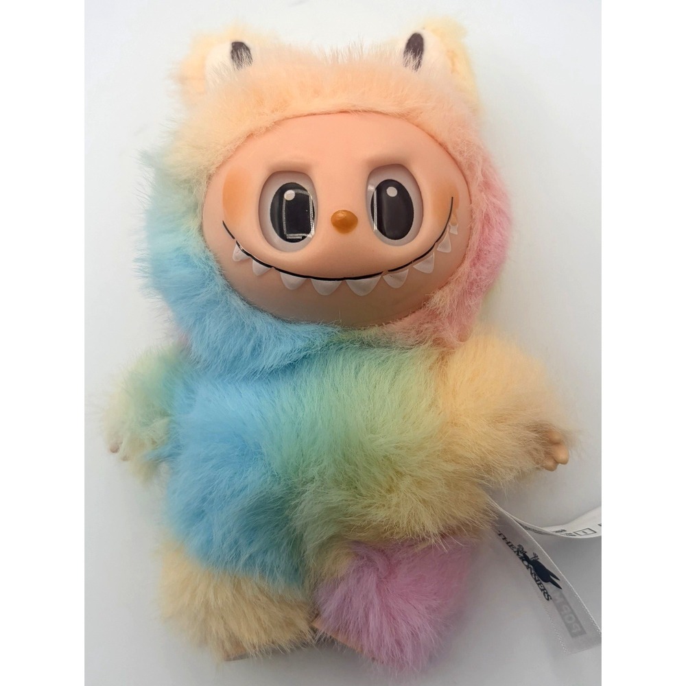 The Monsters Labubu Multicolor Plush Keyring Animation Stuffed Animal